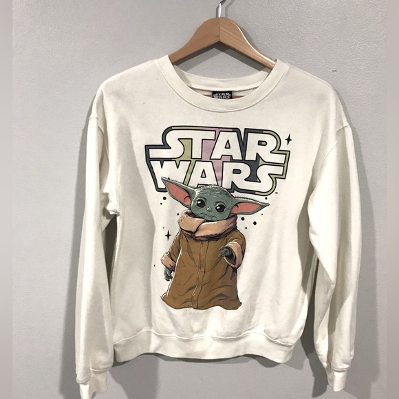 Star Wars Womens sweatshirt Size M Yoda character - Picture 2 of 4